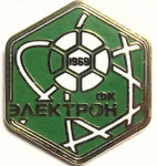 Значок фк Электрон ( Великий Новгород)